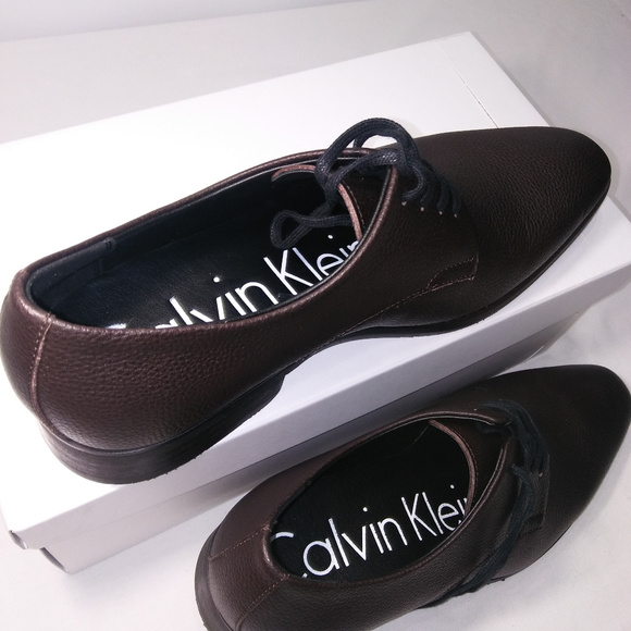 Calvin Klein Ramses Tumbled Leather Oxford NIB main image 5
